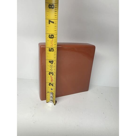 Ceramic 5x5 Orange 3-D Fall Autumn Halloween Autumn Leaves Pumpkin Decor Tiles - Picture 4 of 4